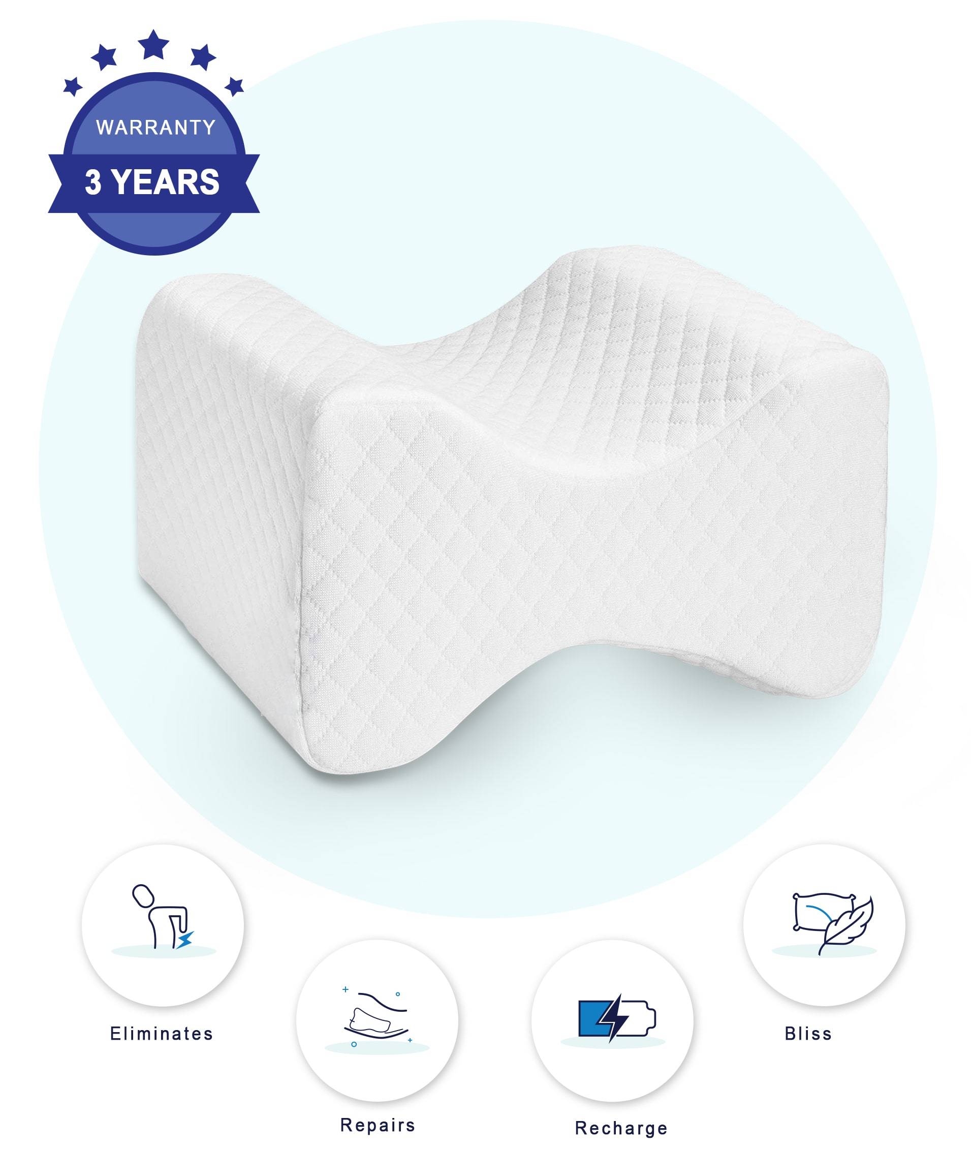 Ecoden® Bamboo Knee Pillow Best Hip & Lower Back Support Pillow